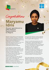 NNPC’s Maryamu Idris Receives OPEC Appointment