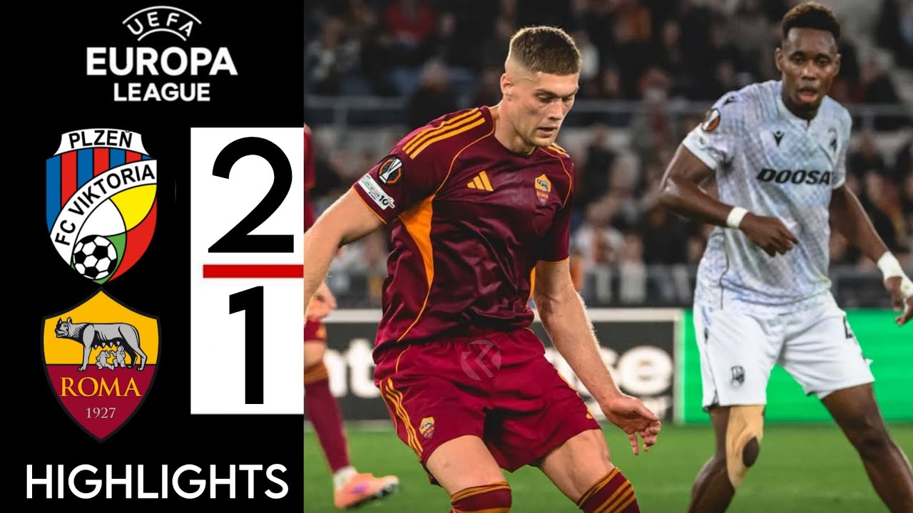 Exciting Clash: Roma vs Viktoria Plzeň in UEFA Match