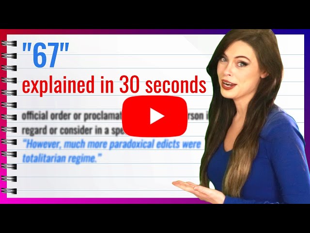 Understanding the 67 Meaning in Slang