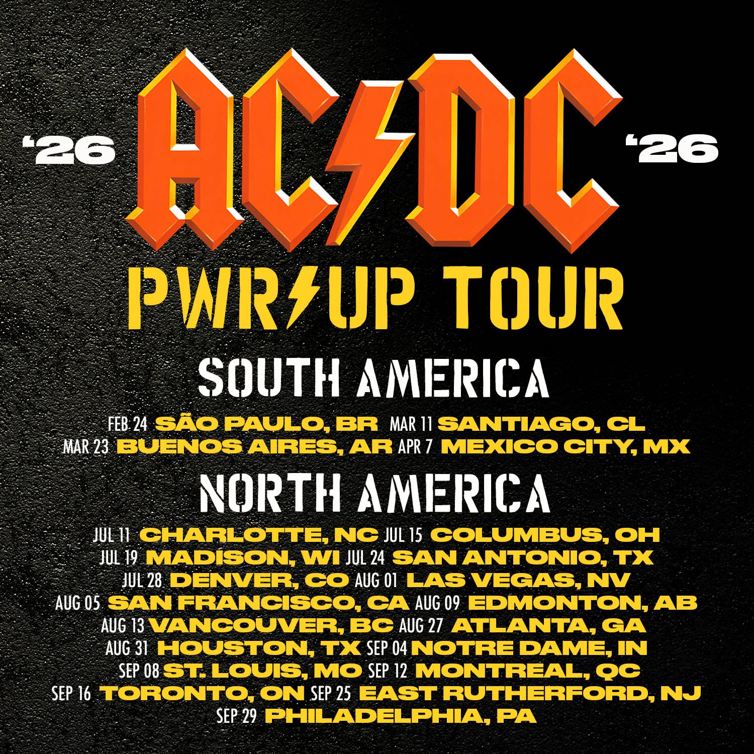 ACDC Tour Dates for 2026: What You Need to Know