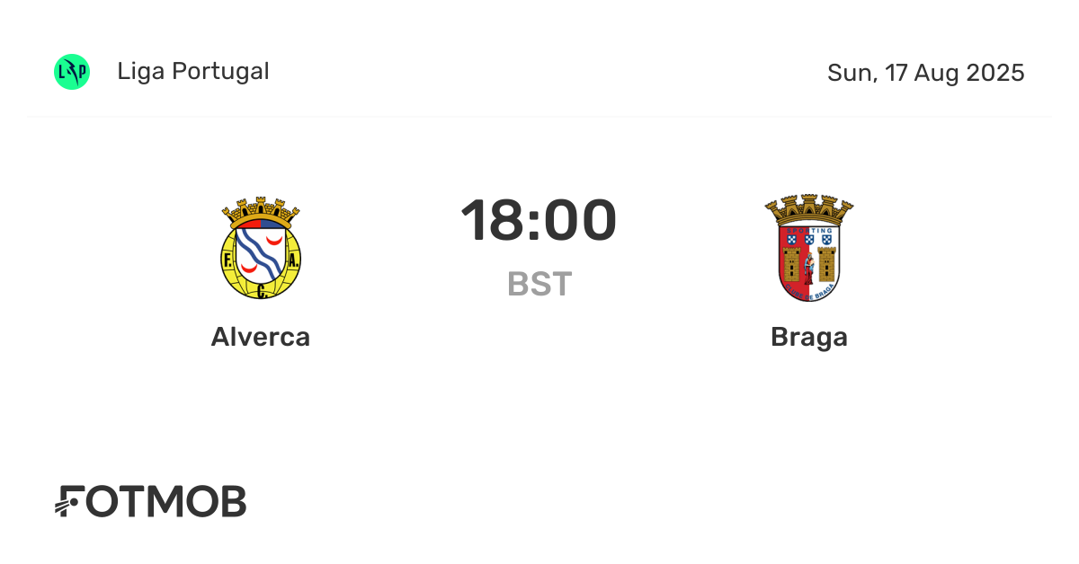 Braga vs Alverca: A Thrilling Encounter in Liga Football