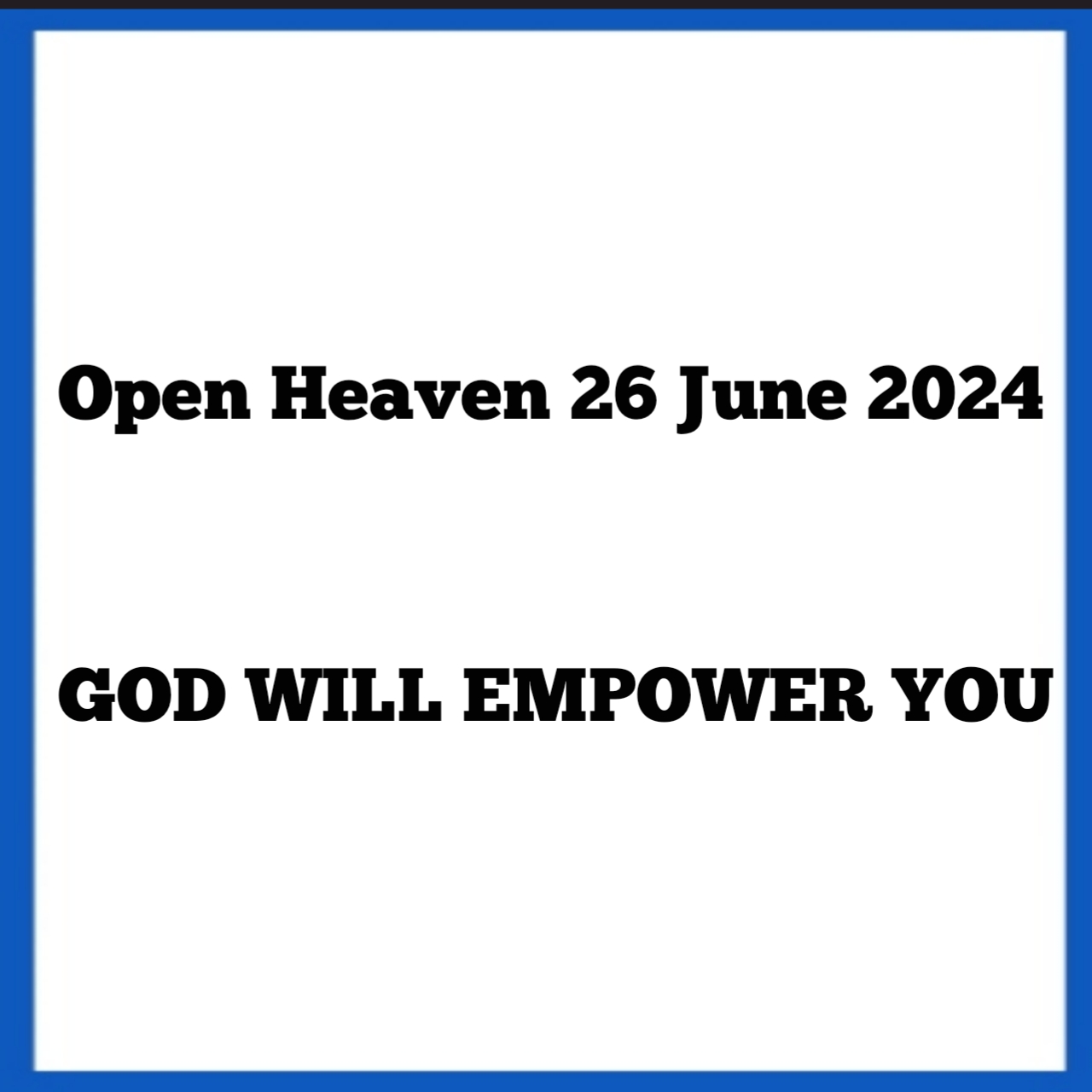 Open Heaven Devotional for 26 January 2026