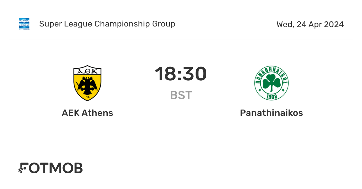 A Deep Dive into AEK Athens vs Olympiacos Rivalry