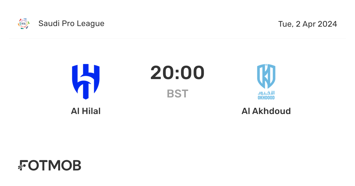 Al Akhdoud vs Al-Hilal: A Clash of Titans in Saudi Football