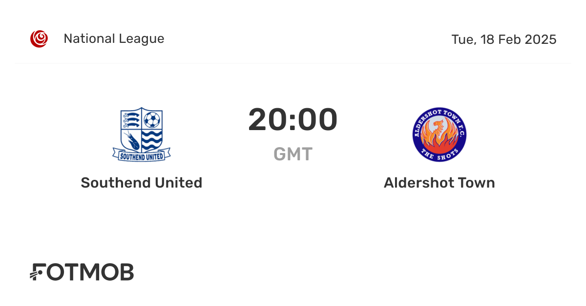 Match Preview: Aldershot Town vs Southend Utd
