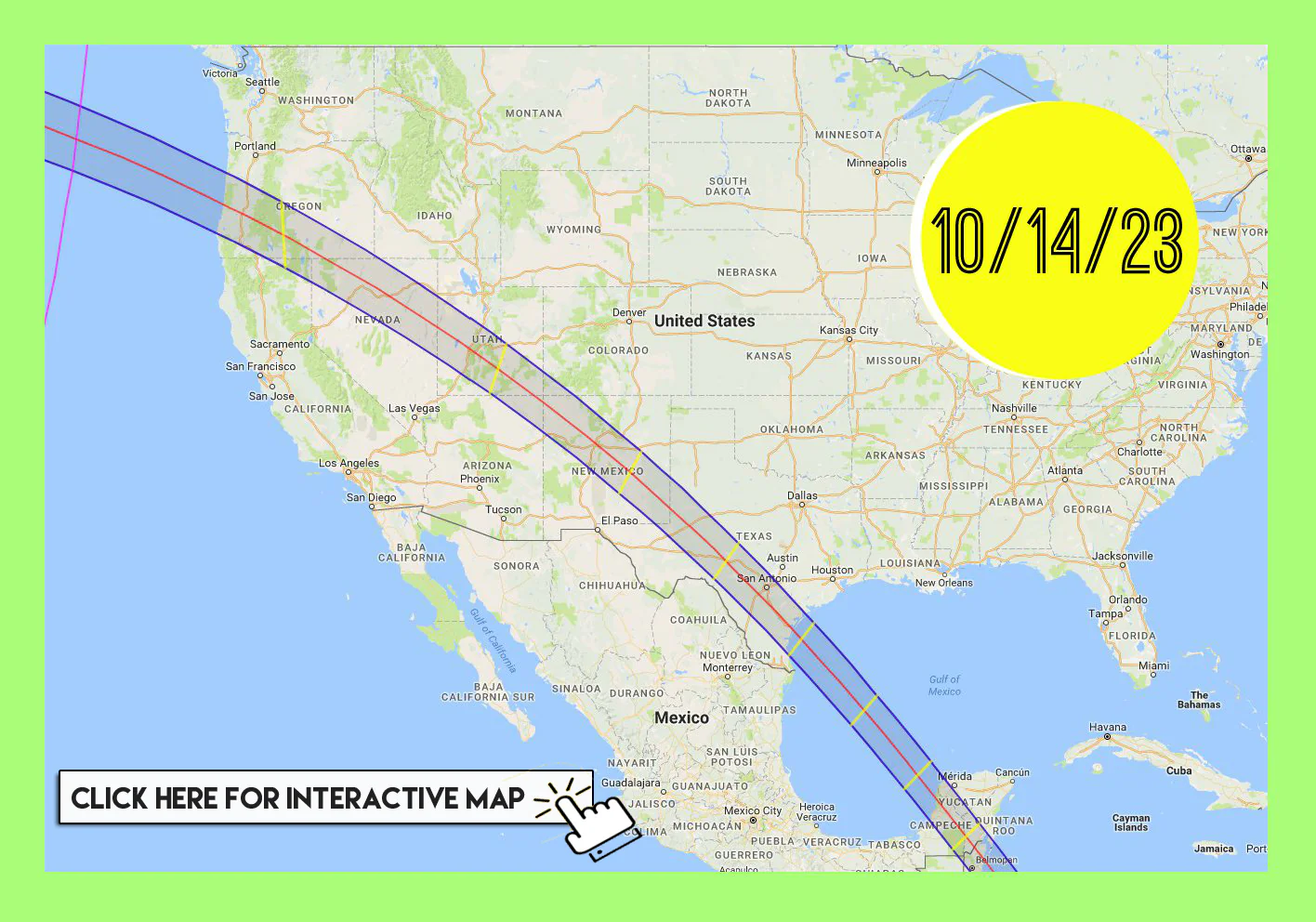 Understanding the Path of the Annular Solar Eclipse 2023