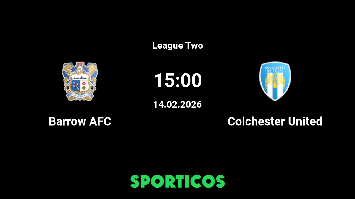 Barrow vs Colchester: Exciting Clash Ahead