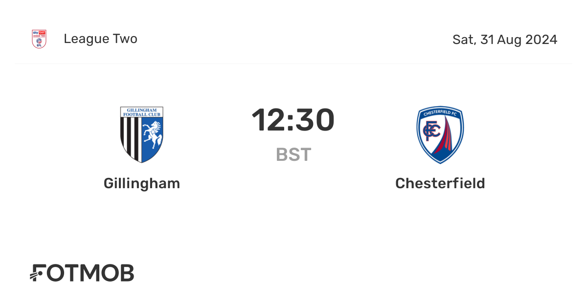 Chesterfield vs Gillingham: Analysis of Recent Encounters