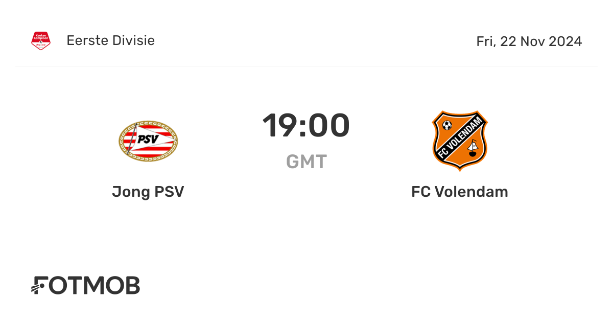 FC Volendam vs PSV: Exciting Match Ahead