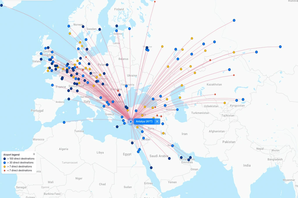 Exploring Flight Options to Antalya, Turkey