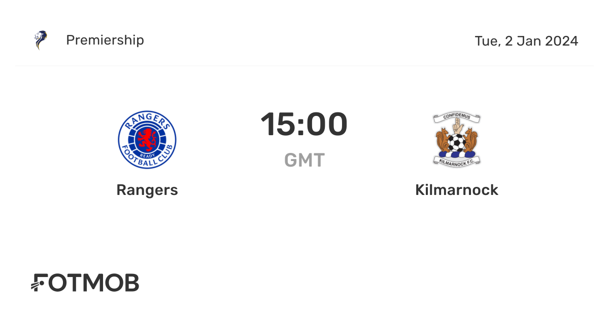 Highlights from the Rangers vs Kilmarnock Match