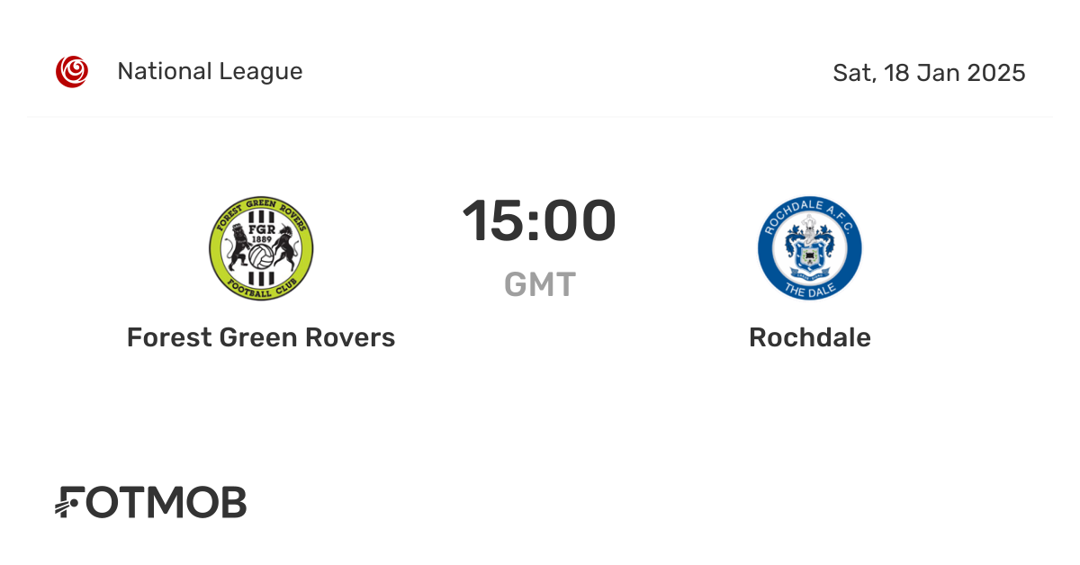 Rochdale vs Forest Green: Match Preview and Insights