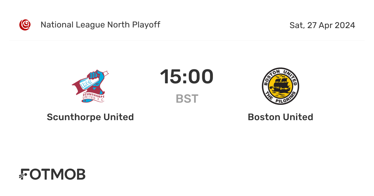 Scunthorpe vs Boston United: A Match to Remember