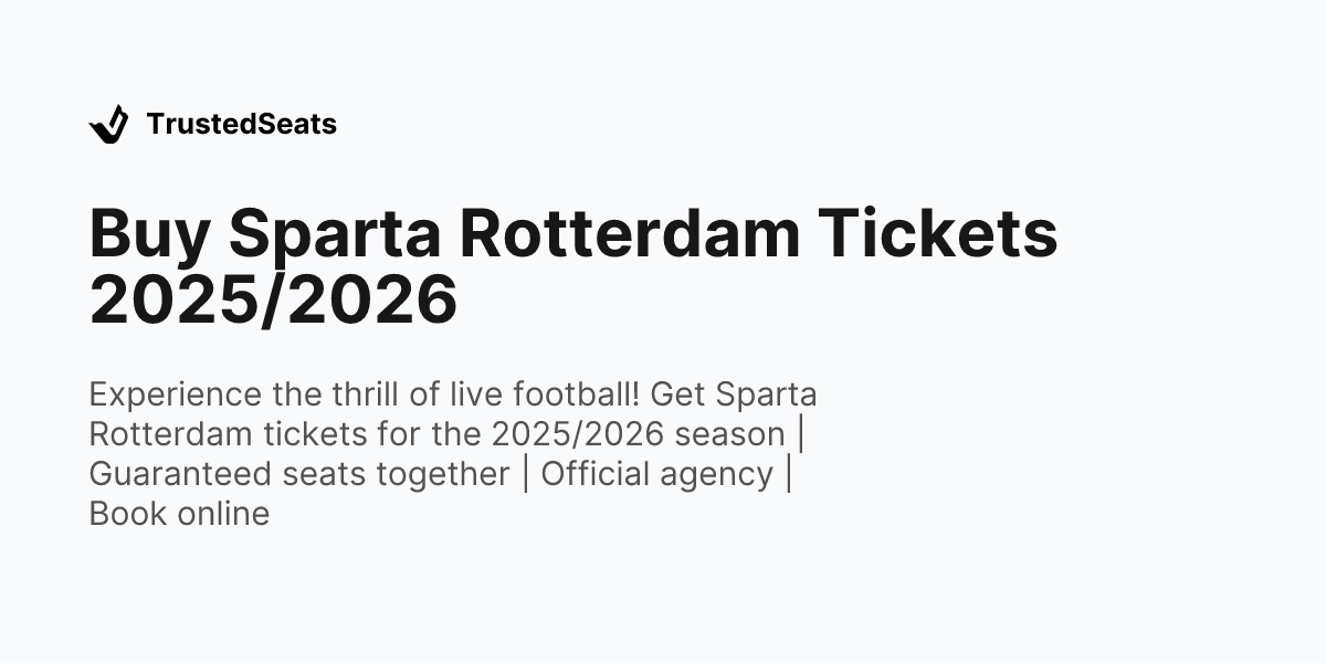 Latest Updates on Sparta Rotterdam Football Club