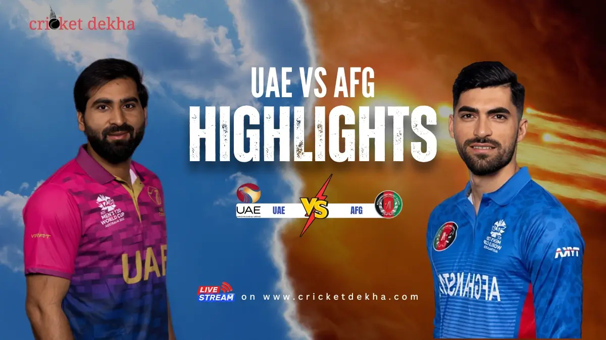 UAE vs Afghanistan: An Analysis of Recent Events