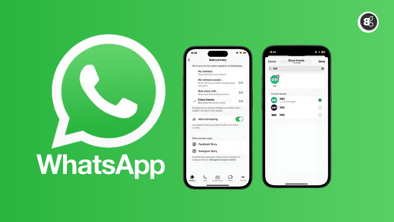 WhatsApp Introduces Close Friends Feature for Status Updates