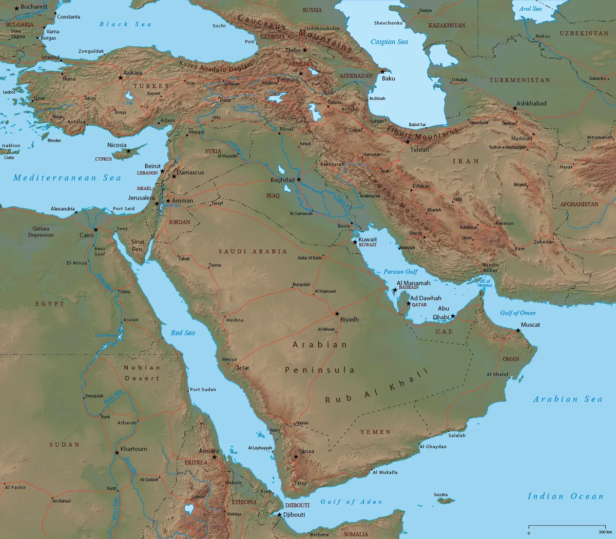 middle east — NG news