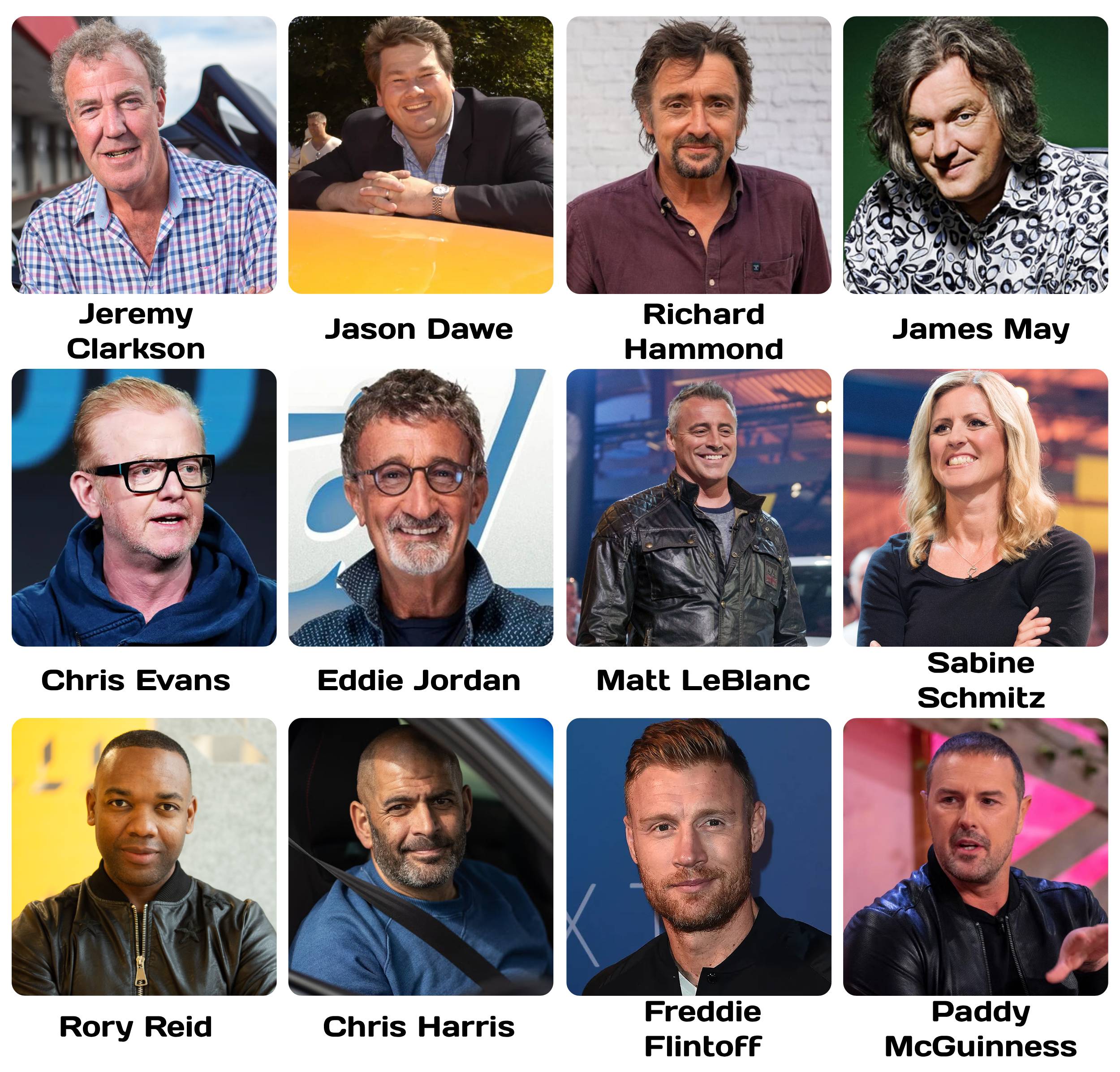 top gear presenters